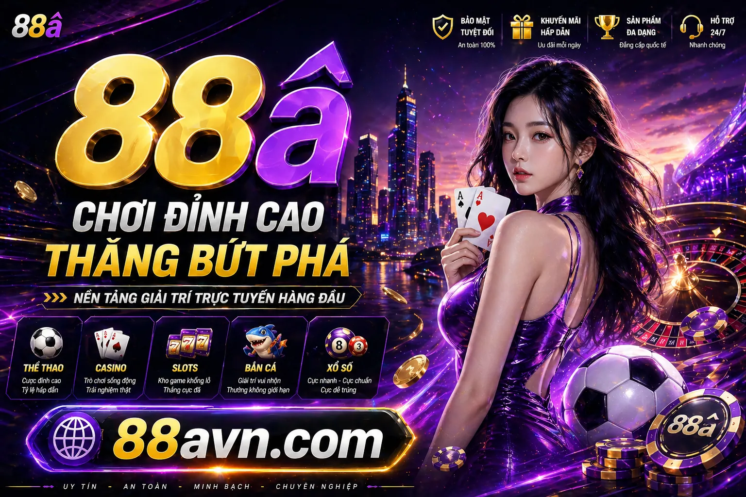 Giao diện đăng nhập an toàn của Kuwin2 với các yếu tố bảo mật và biểu tượng giải trí trực tuyến